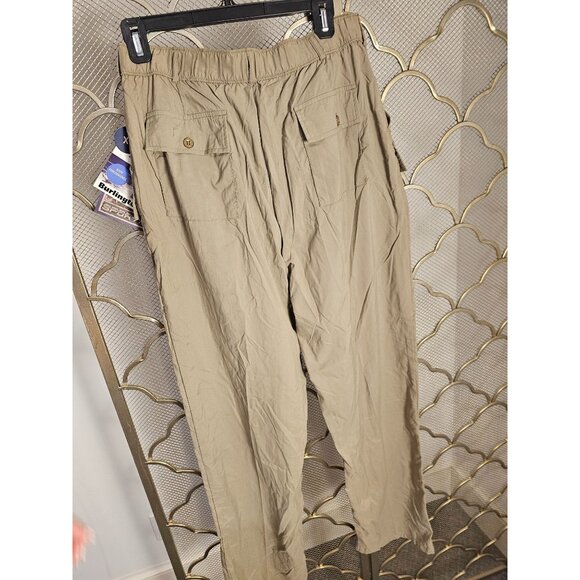 Burlington MCS Sportif Men's XL Khaki Cargo Pants With Moisture Control Gorpcore - Picture 7 of 9